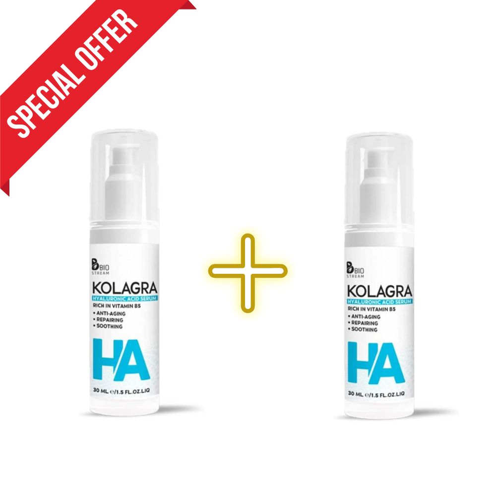 عرض 1+1 كولاجرا هيالرونيك اسيد % 1.5 +B5 30 مل - facial