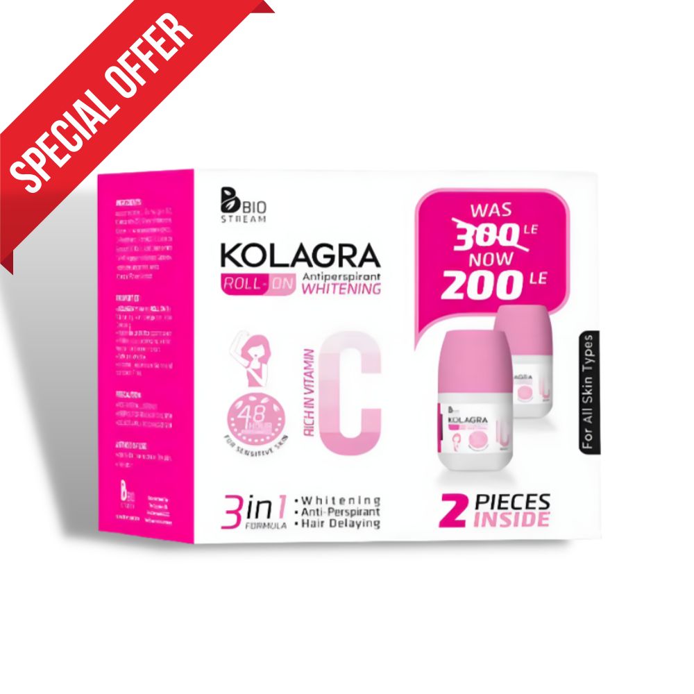 عرض 1+1 كولاجر رول أون مزيل العرق 3 في 1 تفتيح | تأخير نمو