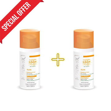 Dermatique Mattifying Sun Fluid SPF 50+ 1+1 عرض