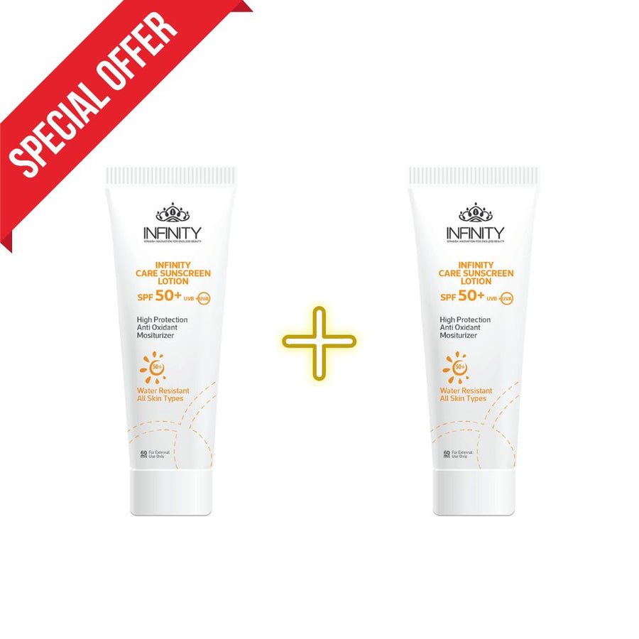 انفينيتي لوشن صن سكرين واقي الشمس عرض 1+1