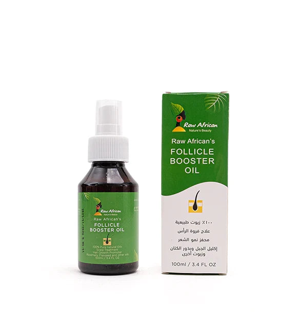 Raw African Follicle booster | powerful hair growth simulator with 4 African oils 100 ml