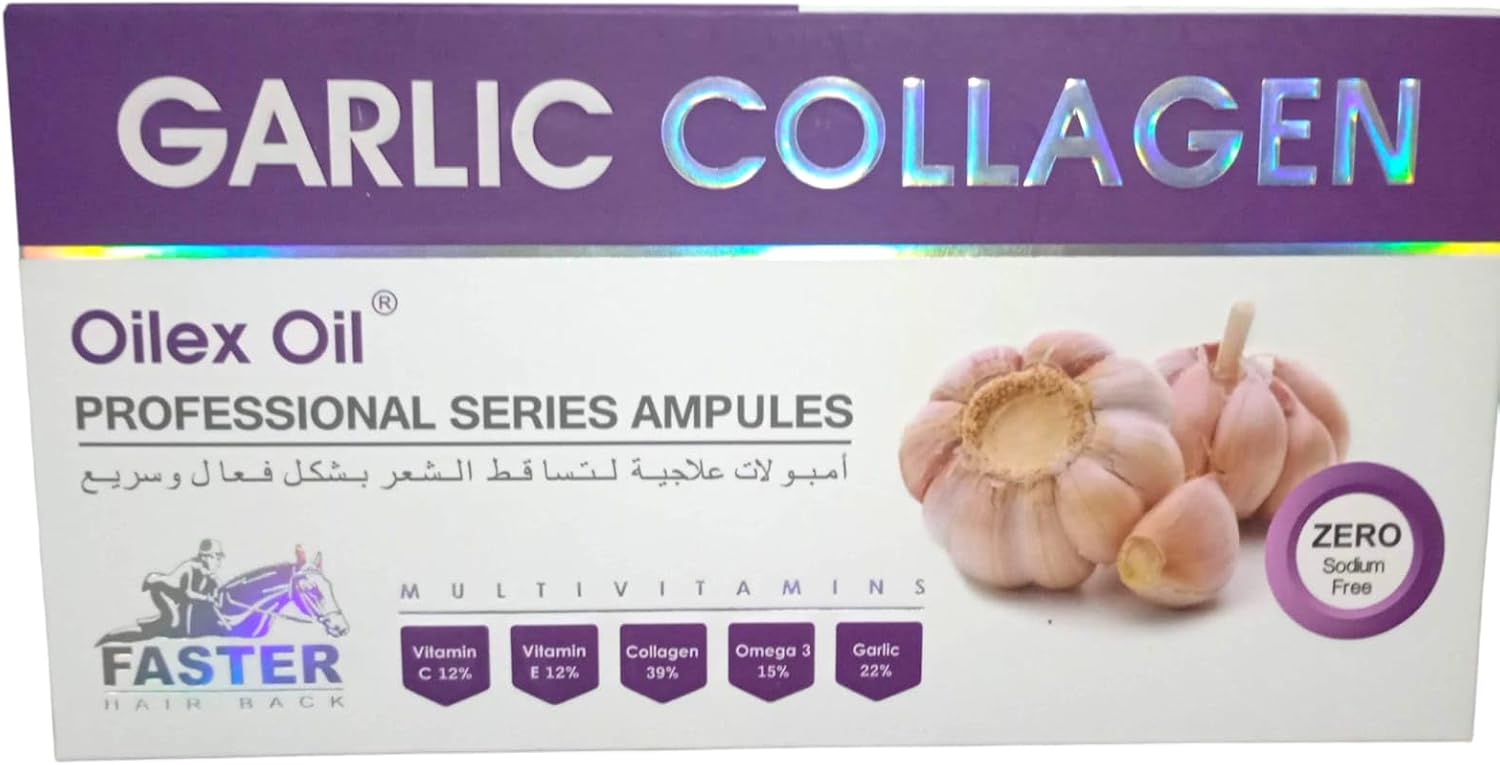 Faster Garlic Collagen Oilex Oil Professional Series Ampoules
