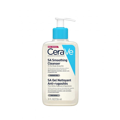 CeraVe SA Smoothing Cleanser For Dry Rough And Bumpy Skin 236ml