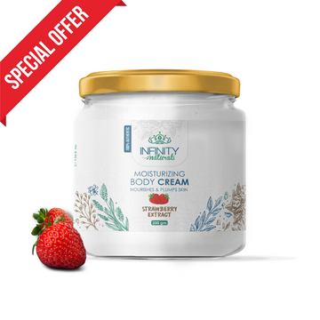 مرطب الجسم بمستخلص الفراولة infinity naturals