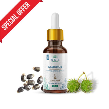 زيت الخروع 50 مل نقي 100% infinity naturals