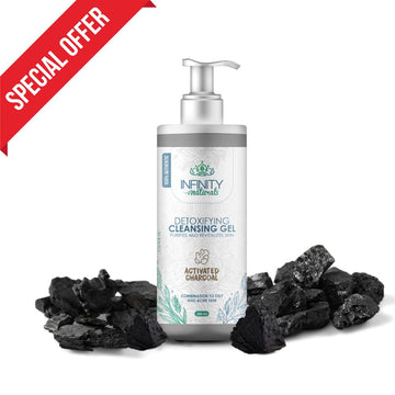 غسول جيل بالفحم النشط 200 مل  infinity naturals