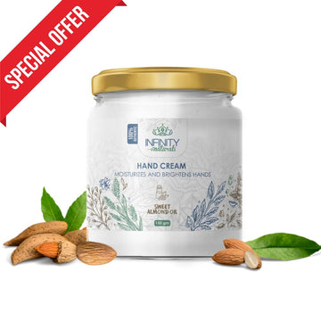 infinity naturals كريم اليدين بزيت اللوز 150 جم