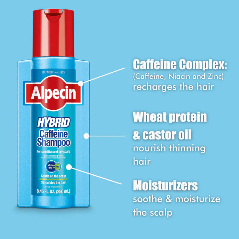 Alpecin hybrid caffeine shampoo 250 ml