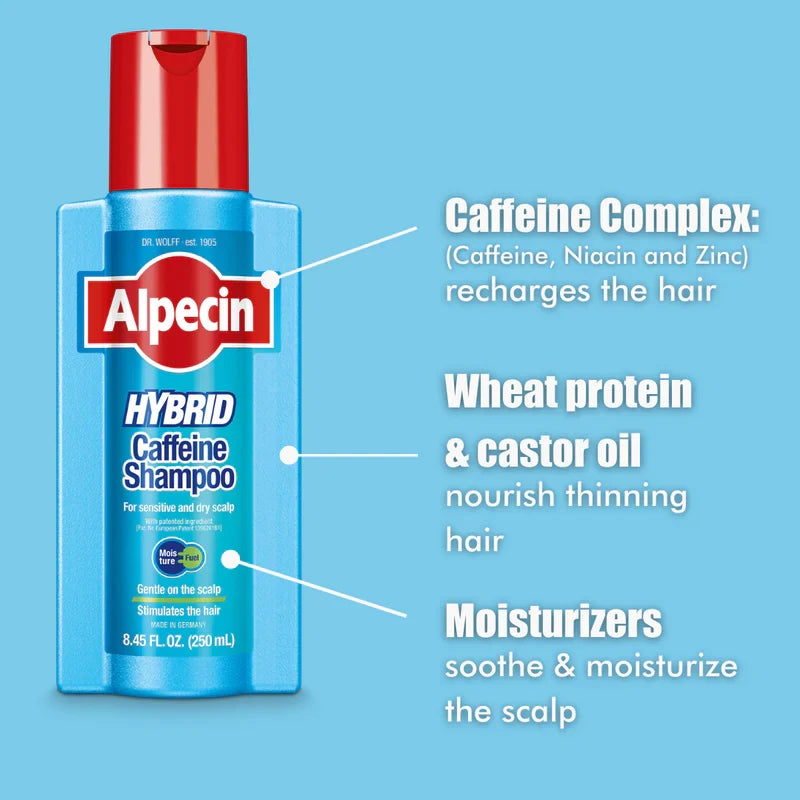 Alpecin hybrid caffeine shampoo 250 ml
