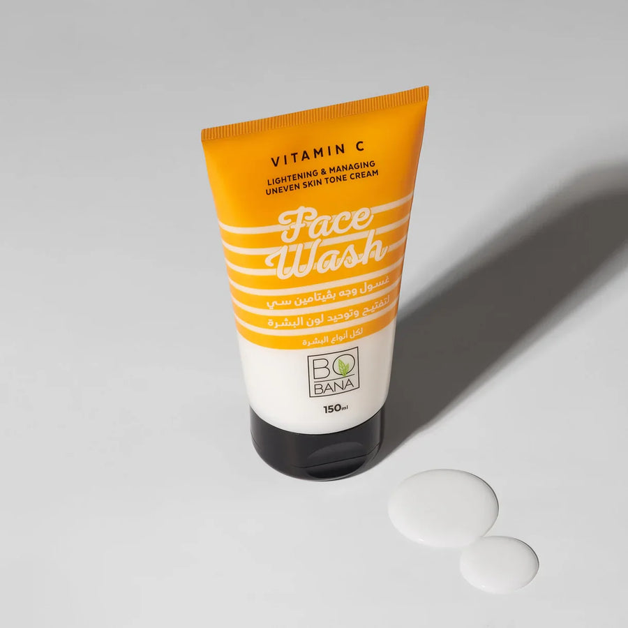 Bobana Vitamin C Face Wash بوبانا غسول التفتيح بفيتامين سي