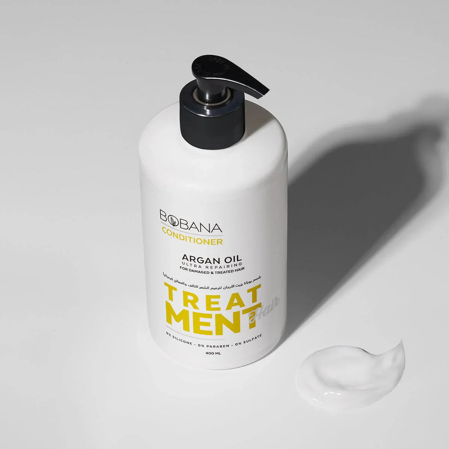 Bobana Conditioner with Argan Oil بوبانا بلسم زيت الأرجان للشعر التالف و المعالج كيميائيا