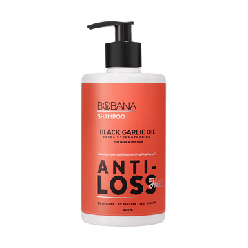 Bobana Anti-Hairloss Shampoo with Black Garlic Oil 400 ml
