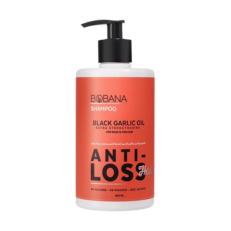 Bobana Anti-Hairloss Shampoo with Black Garlic Oil 400 ml