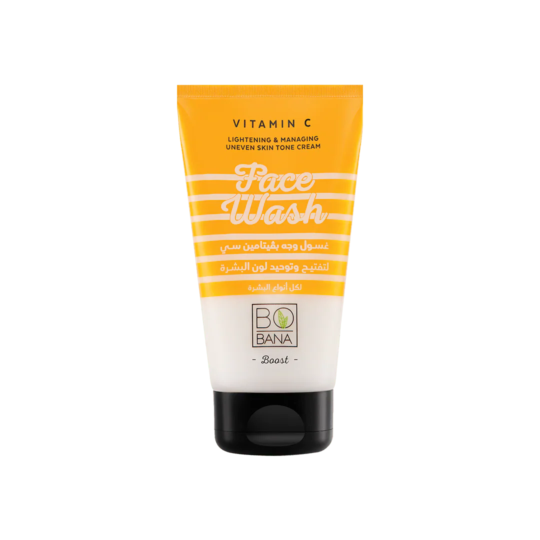 Bobana Vitamin C Face Wash بوبانا غسول التفتيح بفيتامين سي