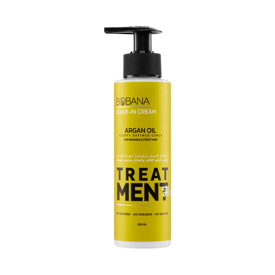 Bobana Leave-in hair treatment Cream With Argan Oil 200 ml