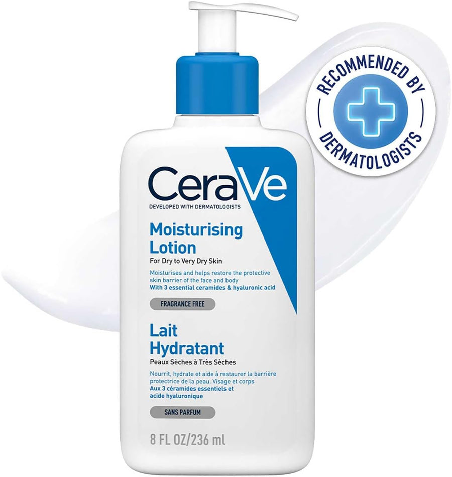 CeraVe Moisturizing Lotion For Dry To Very Dry Skin With Hyaluronic Acid 236ml