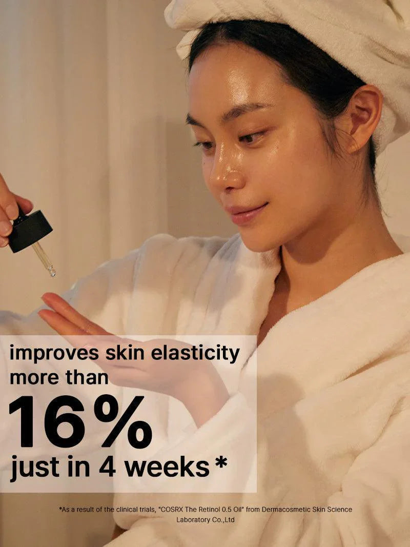 Cosrx  سيروم الريتينول تركيز 0.5%  + سكوالين | مضاد التجاعيد | تحسين مرونة الجلد