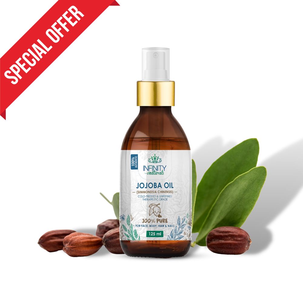 زيت الجوجوبا 125 مل نقي 100% infinity naturals