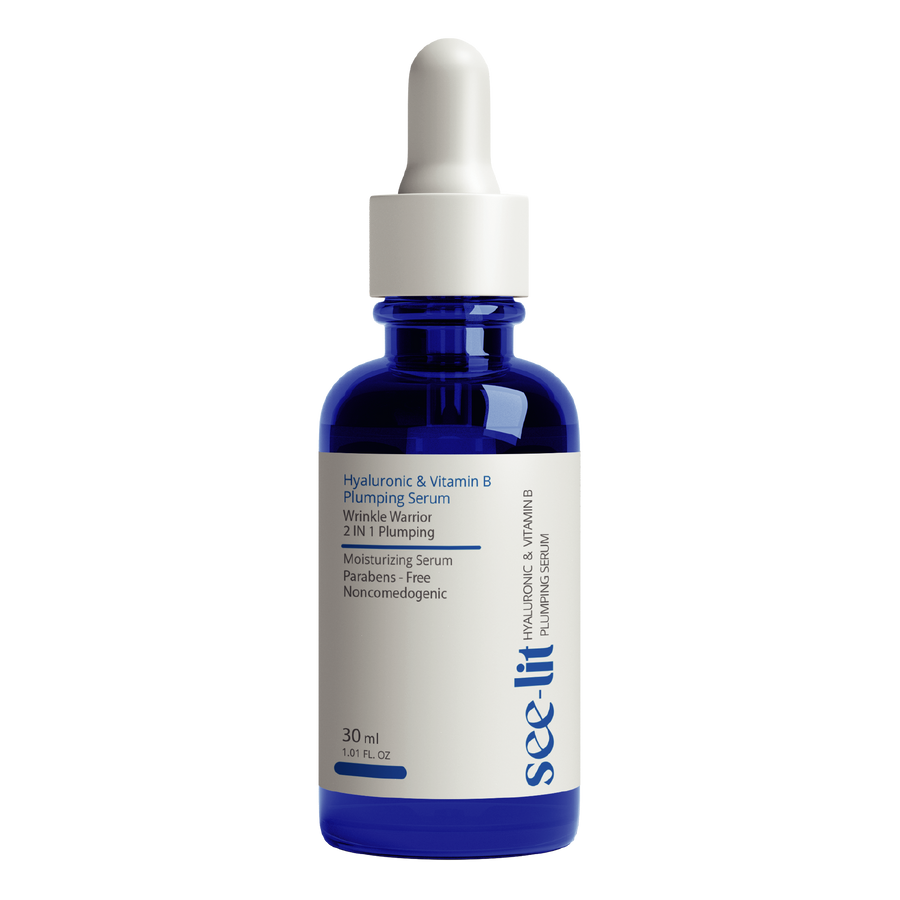 SEE-LIT See Lit Hyaluronic Acid & Vitamin B Plumping Face Serum 30ml