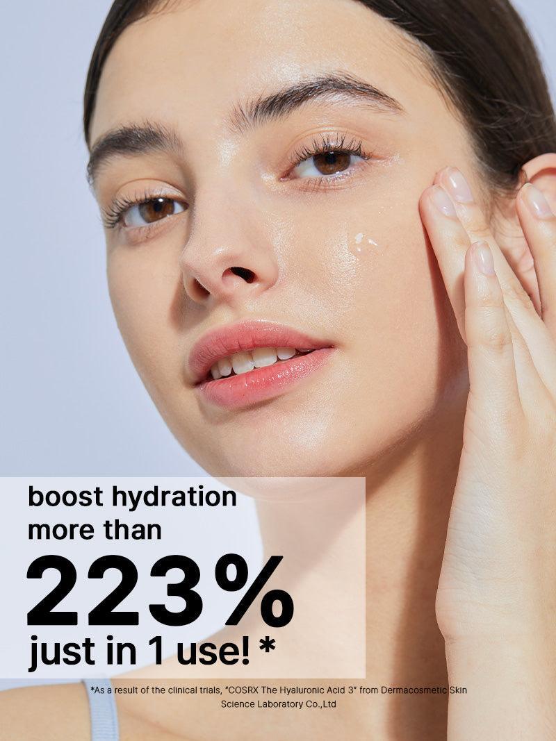 Cosrx  حمض الهياليرونيك 3% | السيراميدات | عوامل الترطيب الطبيعية | مرطب للبشرة | حشو التجاعيد